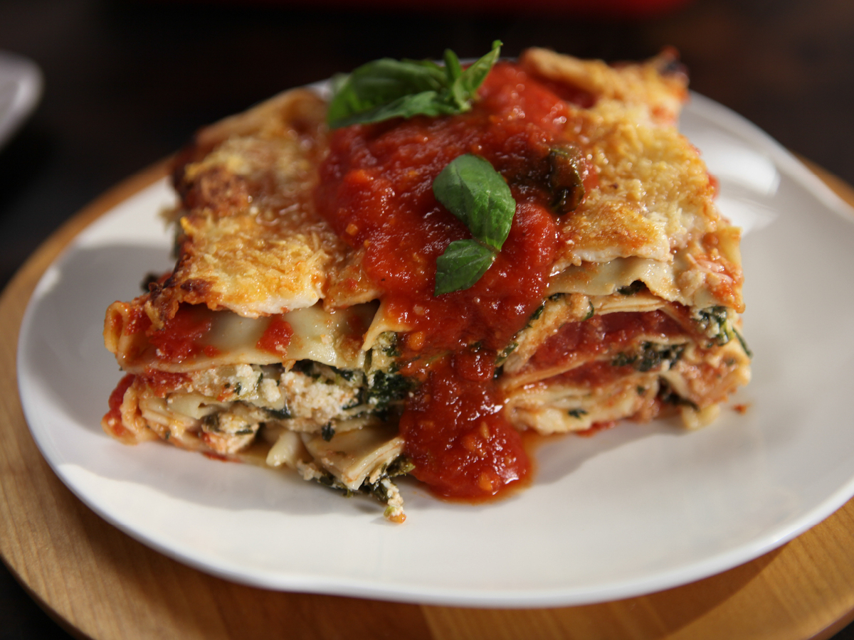 Spinach & Mushroom Lasagna